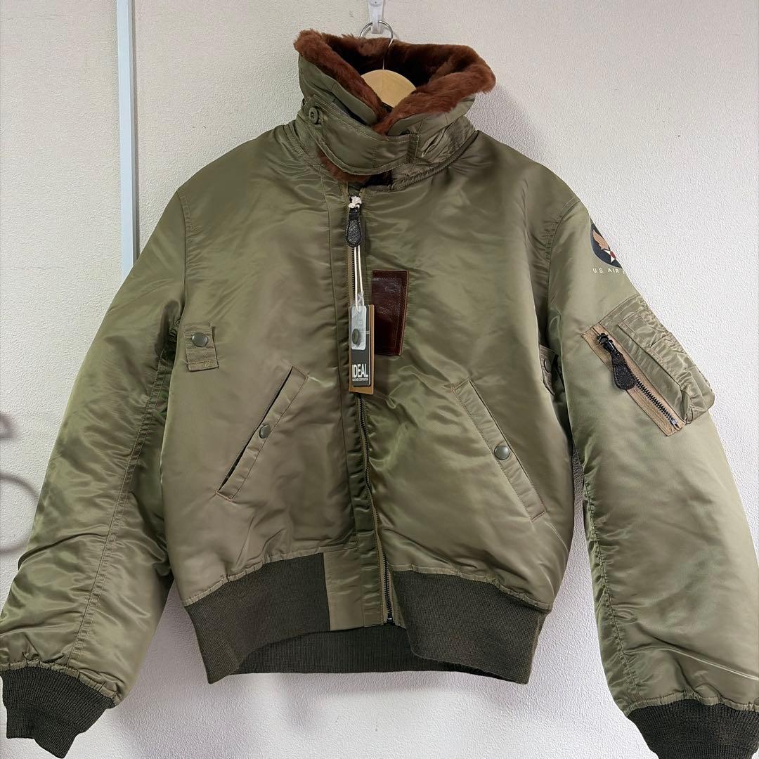 REAL SIMONS B-15B フライトジャケット リアルファー付きMサイズ