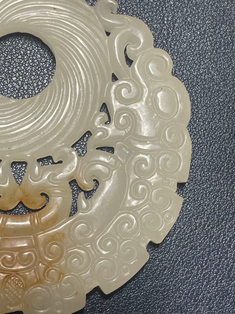 中国古玉　天然石和田玉 極美工浮彫彫刻　田黄古石 家財お守用　縁起物　時代物