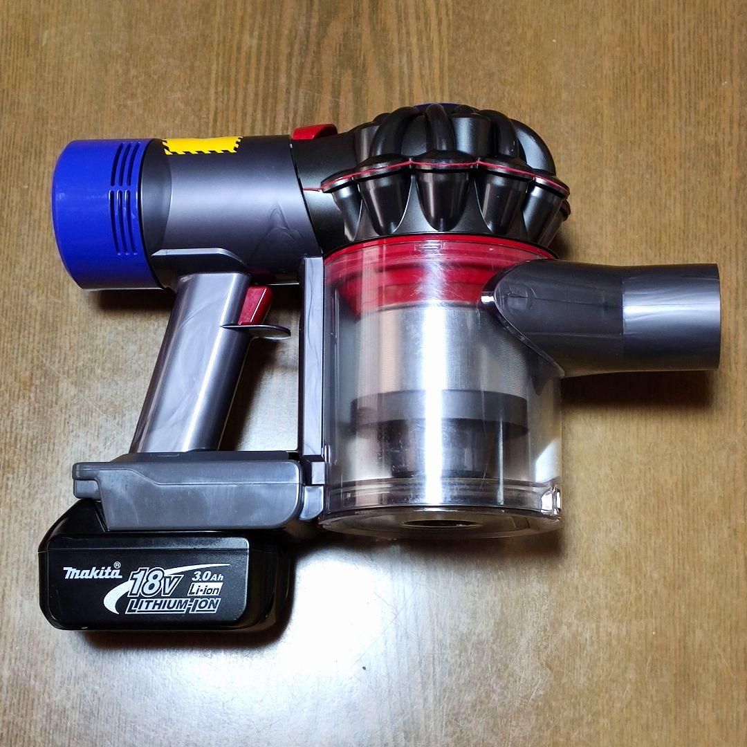 ダイソンSV11 掃除機＋マキタ18vアダプターセット 完全分解清掃済み 動作品