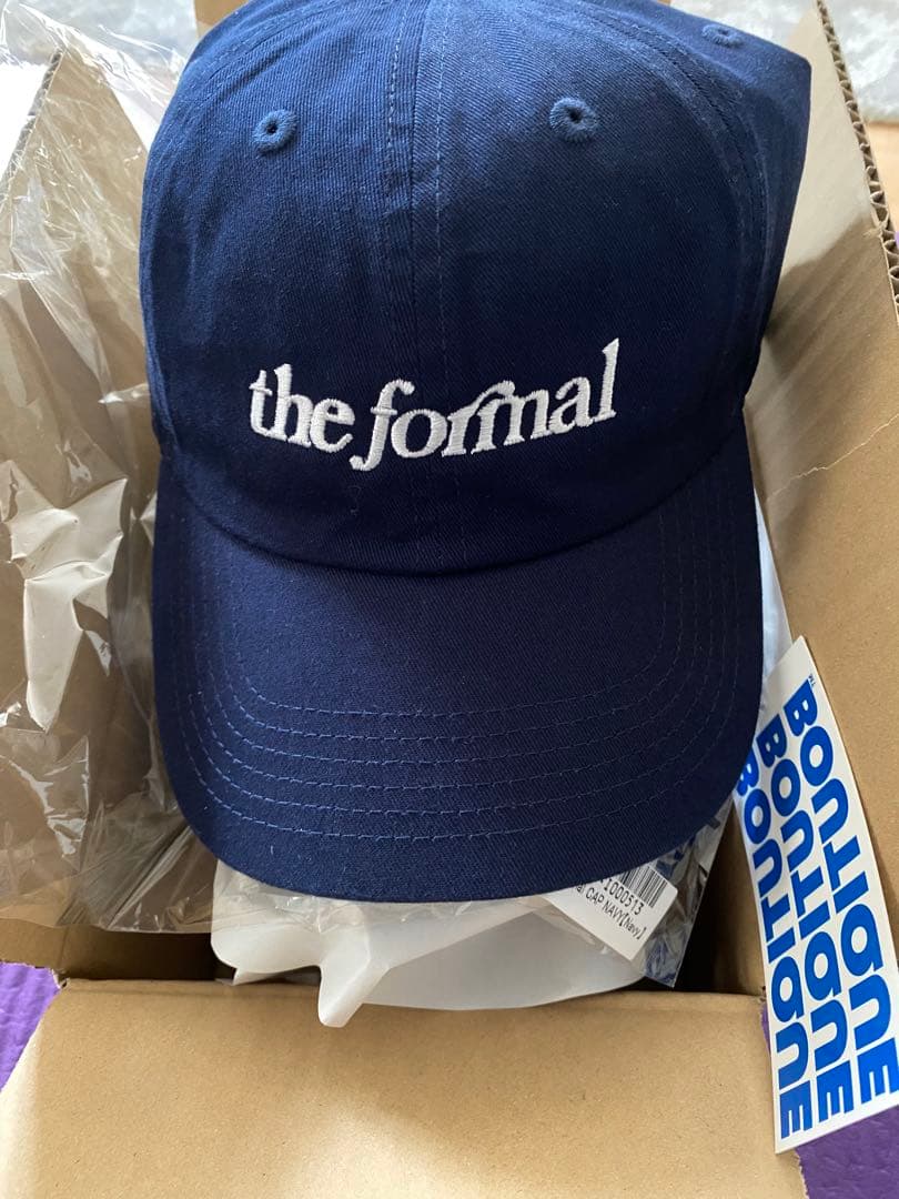 the formal CAP ネイビー　BOUTIQUE AOYAMA 金子恵一