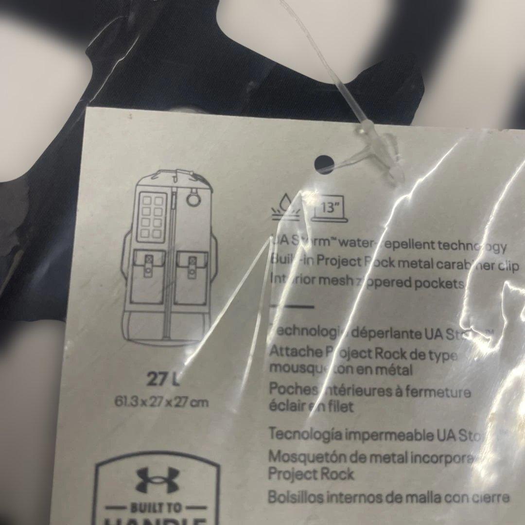 UNDER ARMOUR Project Rock バックパック 27L 新品