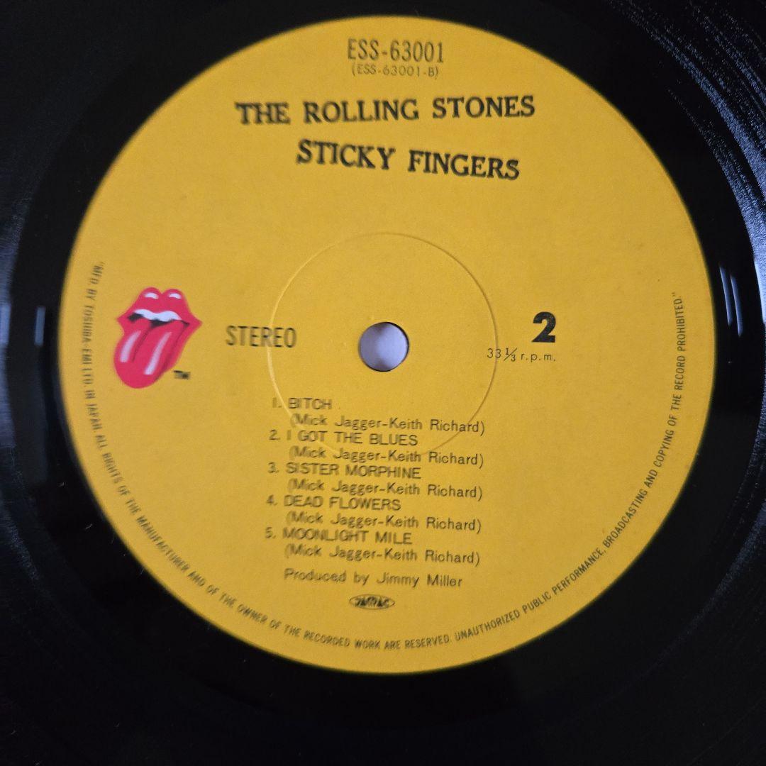 The Rolling Stones Sticky Fingers 日本盤LP