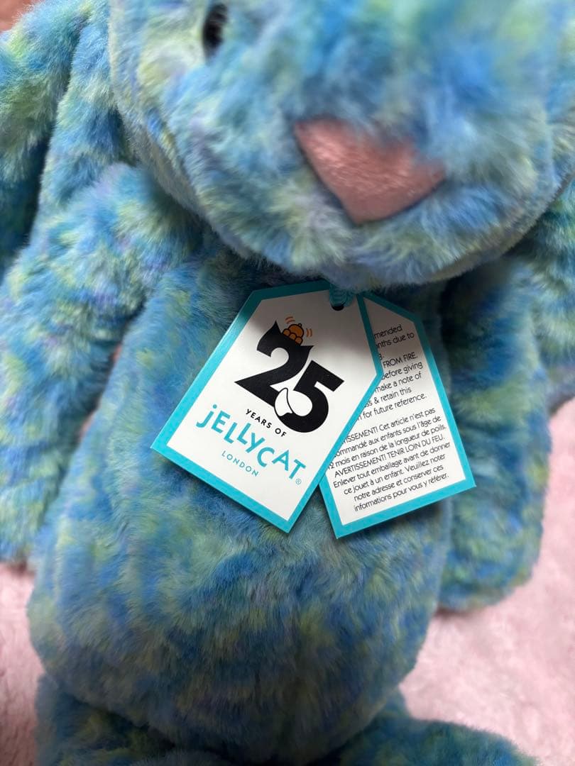 新品タグ付 ジェリーキャット Luxe Azure Bunny うさぎ