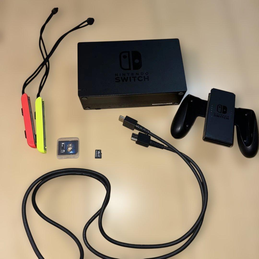 Nintendo Switch 本体 赤/黄 Joy-Con付き　ストア限定版