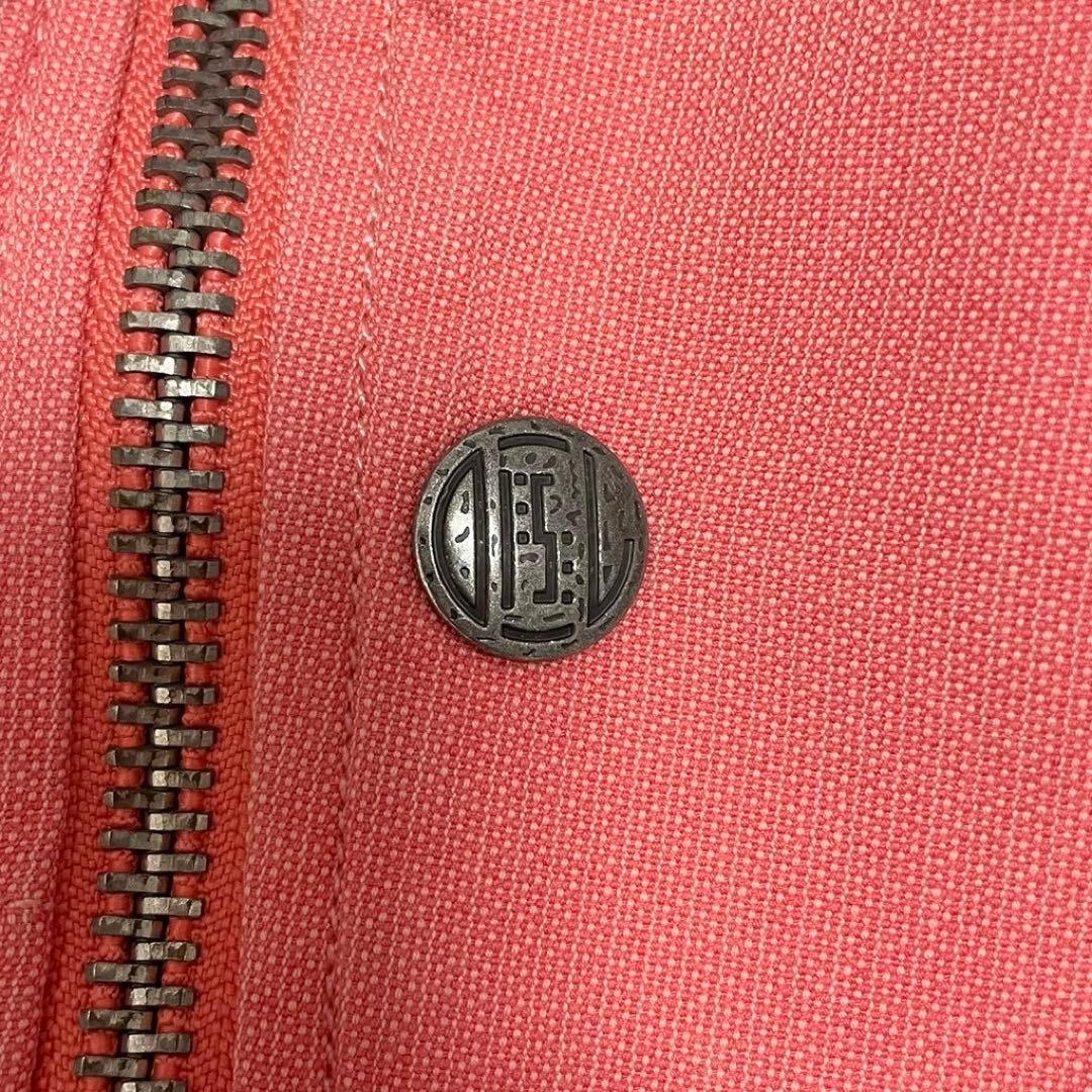 y2k✨️ 00s DIESEL 金タグ ジップアップ ライダース ジャケット