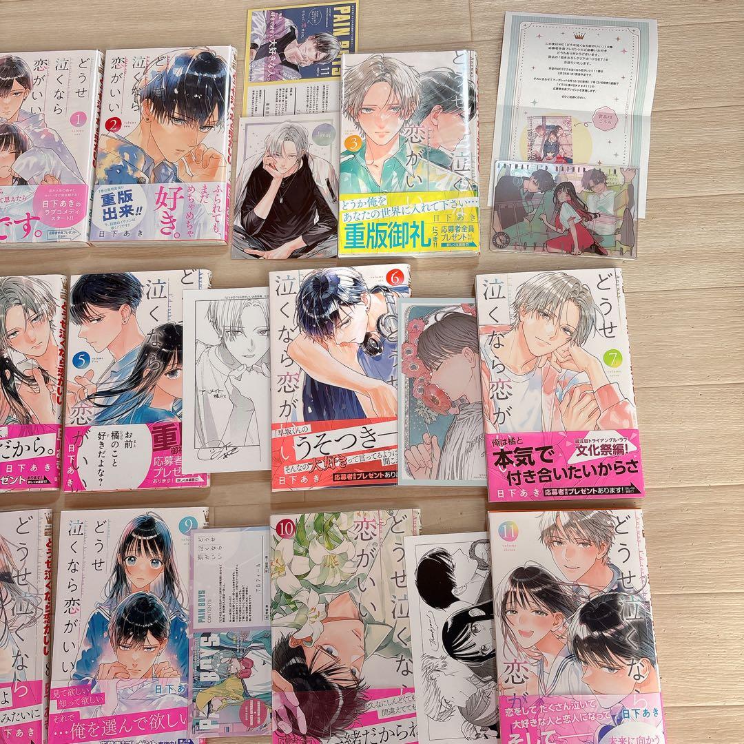 どうせ泣くなら恋がいい　全巻　特典付き