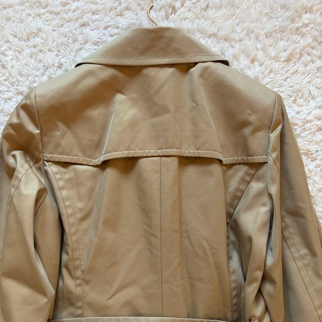 1574 23区　トレンチコート　ロングコート　ギャバジン　ベルト　 44