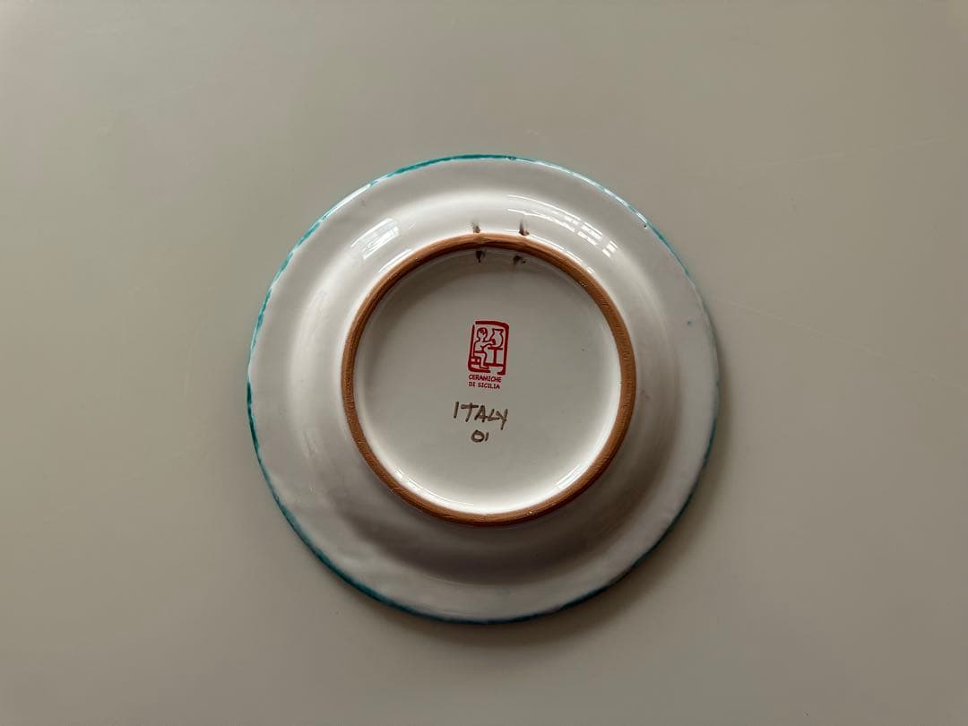 イタリア　DESIMONE デシモーネ 陶器 絵皿　3点セット