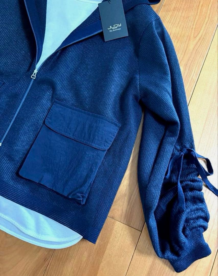 新品　JUDY ジュディ　カタログ掲載パーカーブルゾンカーディガン¥53900