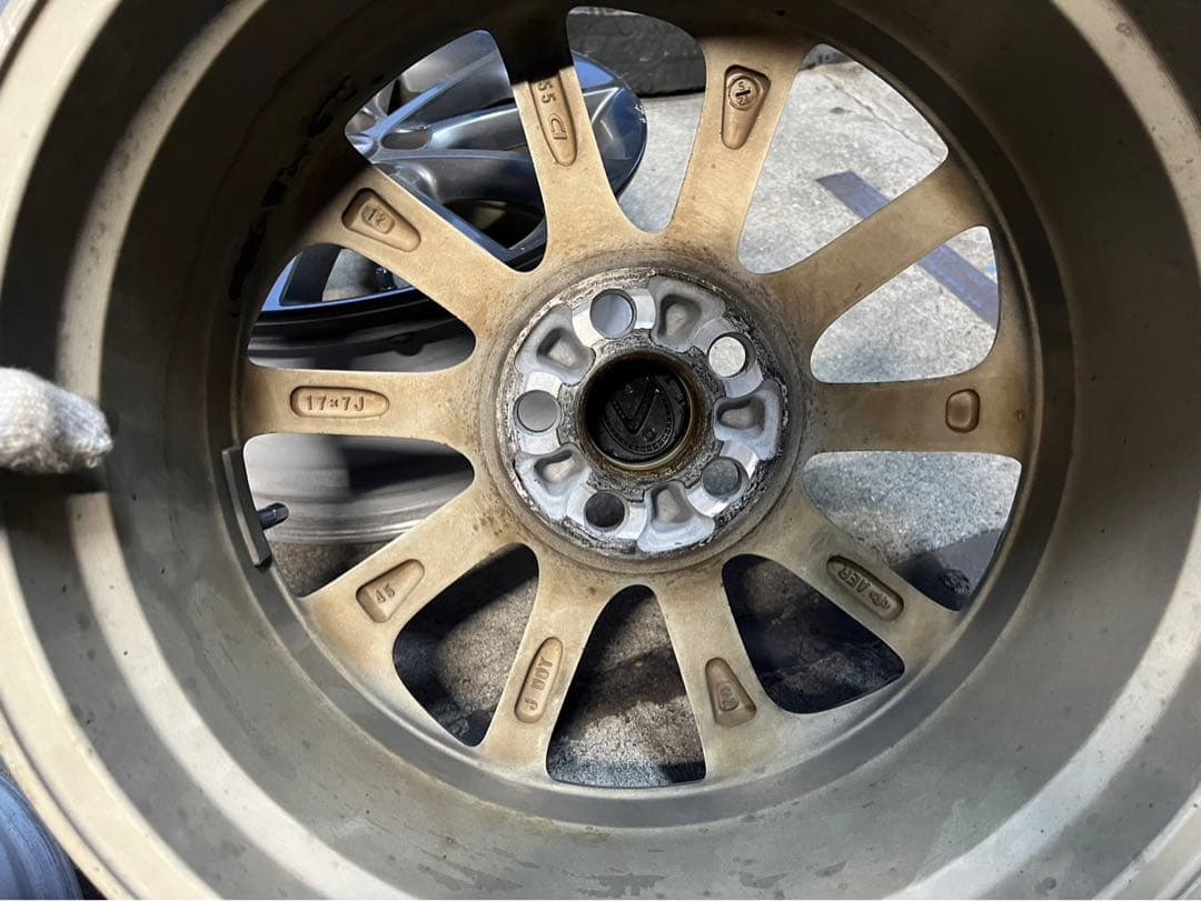レクサス CT200h Fスポーツ純正ホイール 7J+45 17インチ 流用