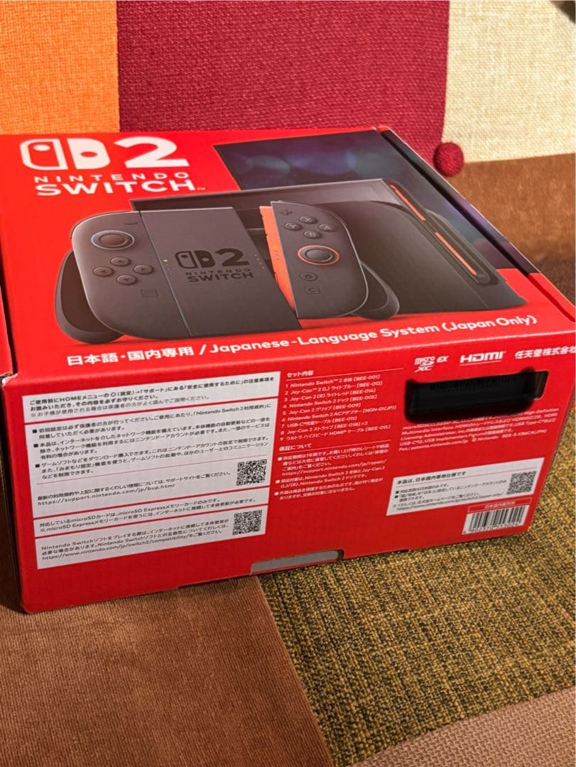公式任天堂　Nintendo Switch2 本体 ✨3年保証書✨新品未開封