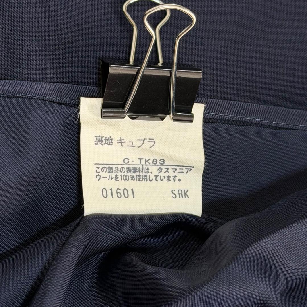 16477✨美品✨️ バーバリー ウール 紺ブレ 金ボタン ダブルジャケット 7
