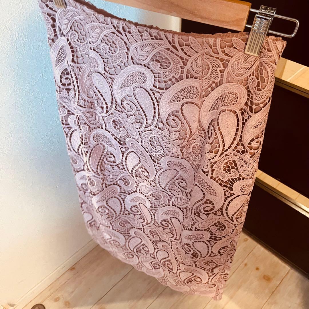 新品☆ANAYI ペイズリーケミカルレースタイト　スカート/セオリー、23区