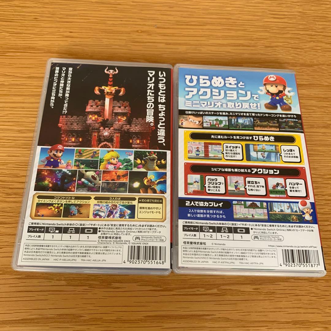 【美品】Switch マリオvsドンキーコング スーパーマリオRPG セット