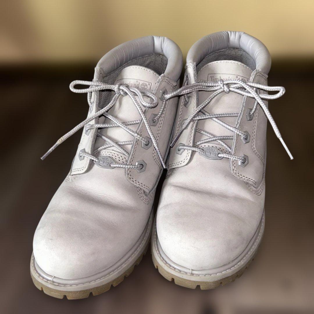 【Timberland】　ティンバーランド　グレーブーツ　革靴　25.0cm