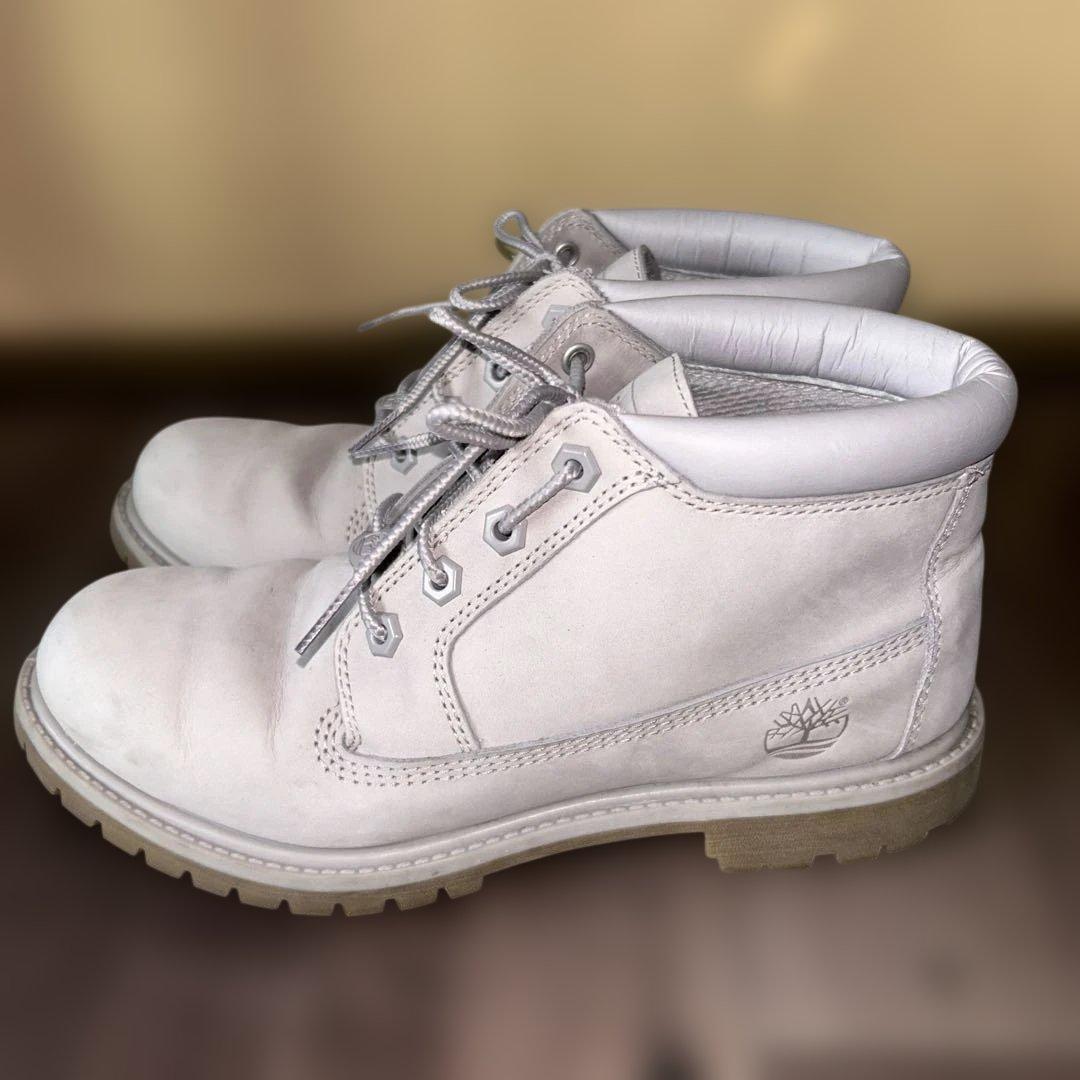 【Timberland】　ティンバーランド　グレーブーツ　革靴　25.0cm