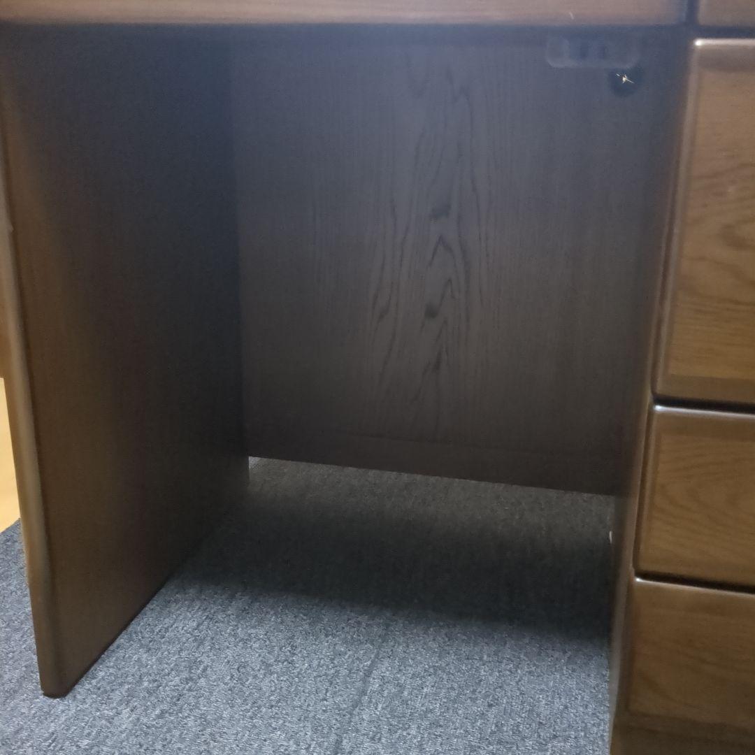 木製ドレッサー ミラー付 4引出し(1鍵付き)　久和屋　鏡台　婚礼家具　ナラ材