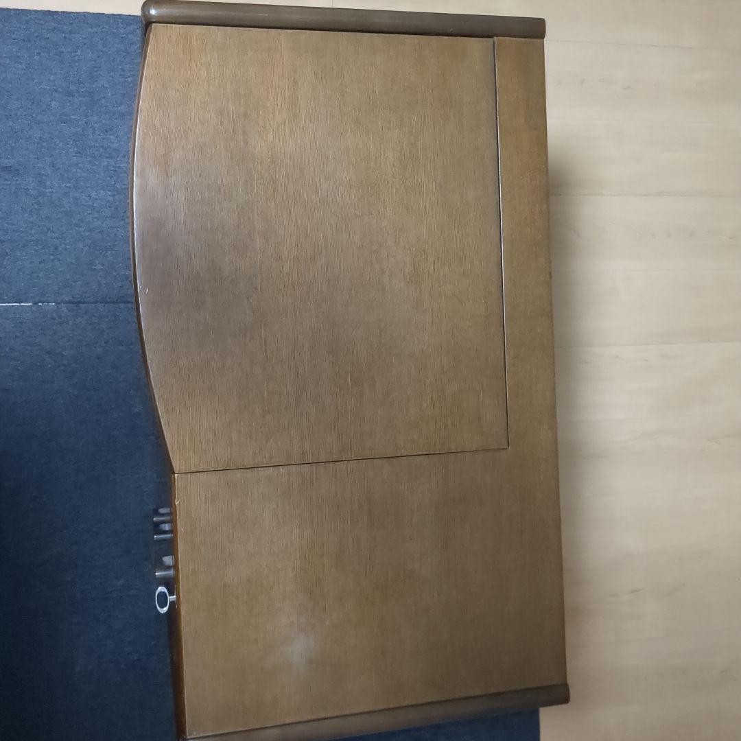 木製ドレッサー ミラー付 4引出し(1鍵付き)　久和屋　鏡台　婚礼家具　ナラ材