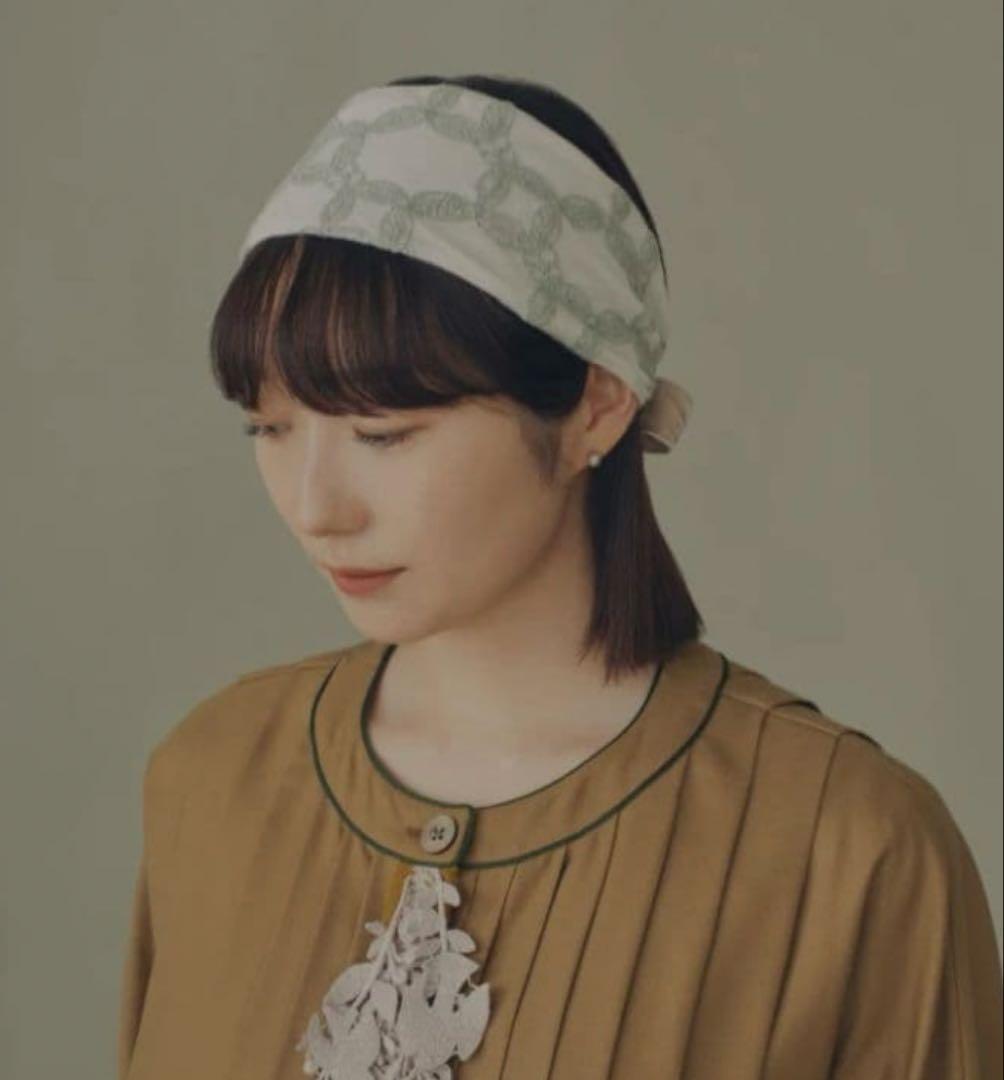 ミナペルホネン× hitomi shinoyama hanaha ヘッドドレス