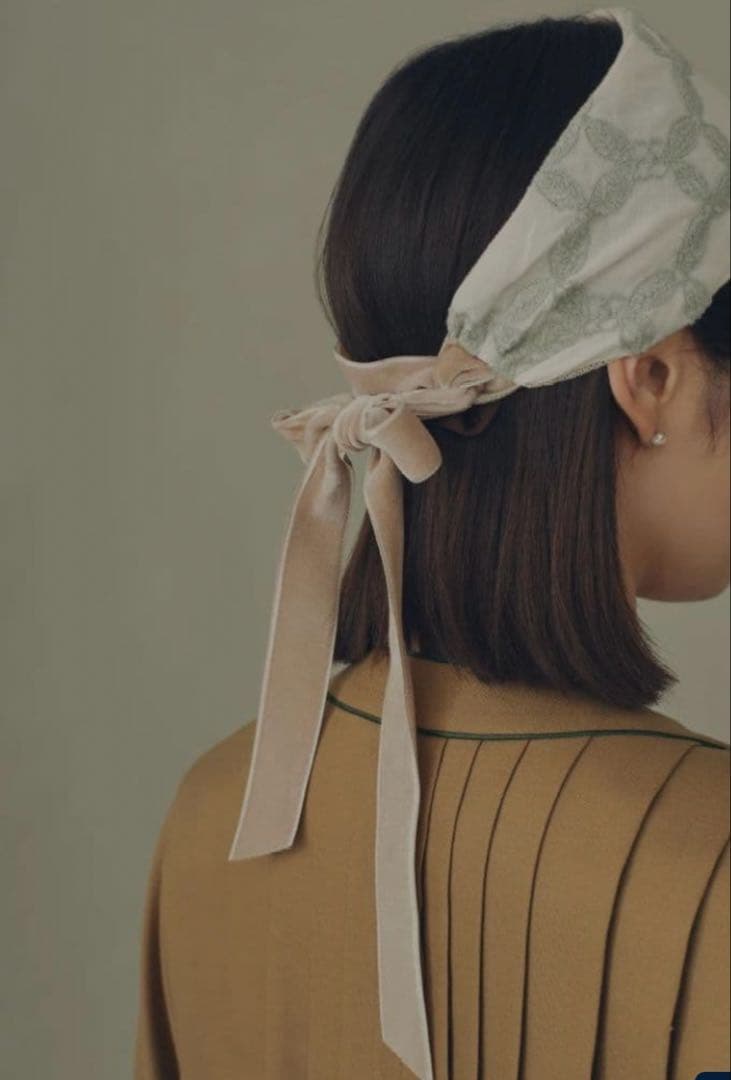 ミナペルホネン× hitomi shinoyama hanaha ヘッドドレス