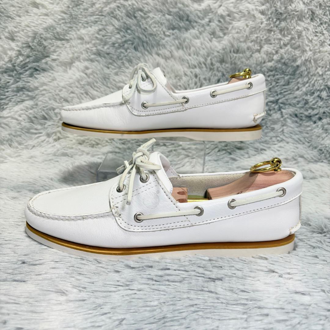 未使用級✨Timberland 10M(28.0)cm デッキシューズ　ホワイト