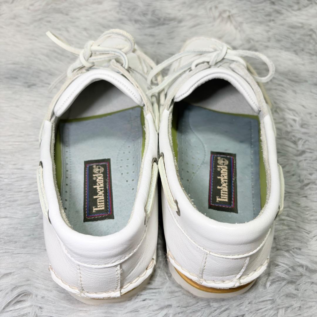 未使用級✨Timberland 10M(28.0)cm デッキシューズ　ホワイト