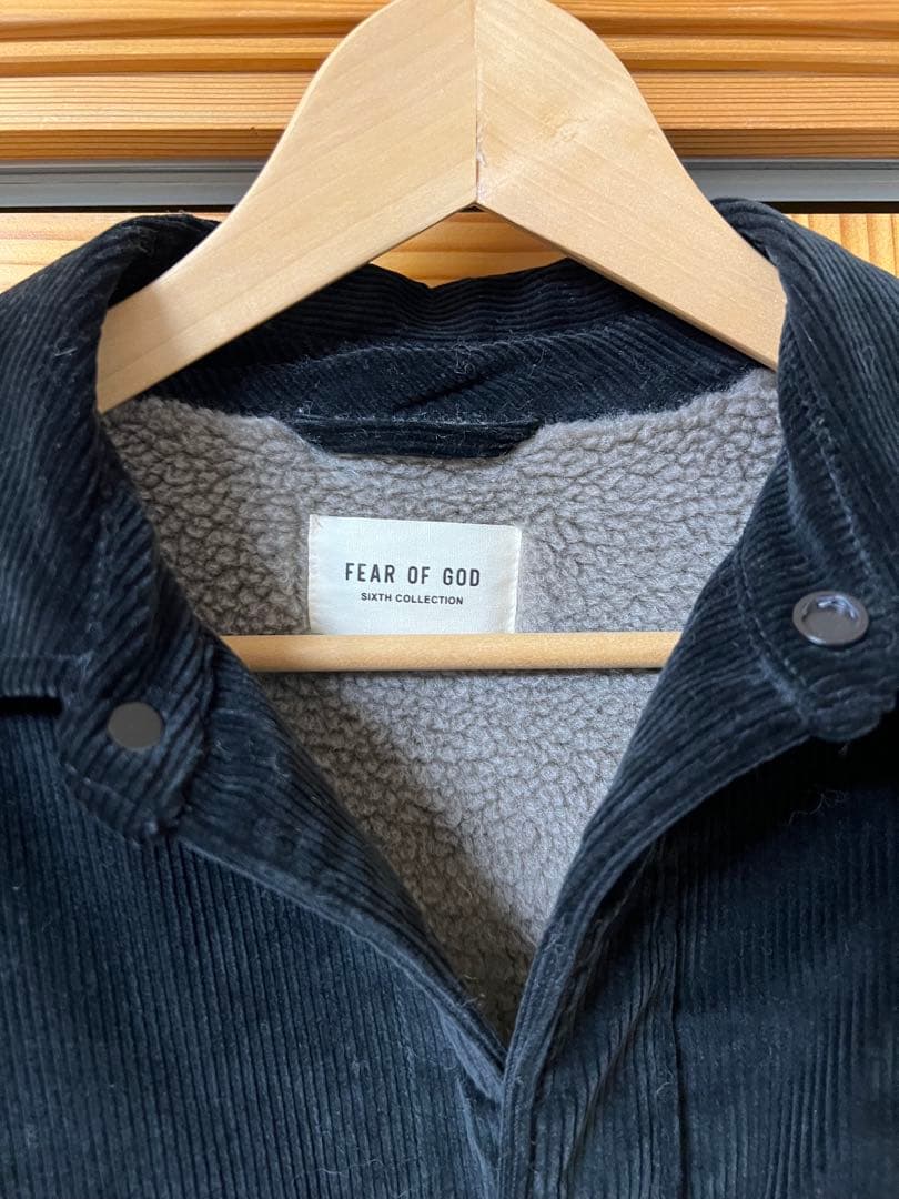 FEAR OF GOD コーデュロイシャツジャケット sixth 6th ボア