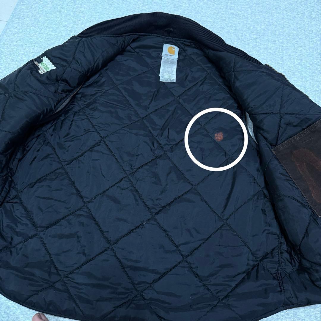 希少 Carhartt カーハート　ダックベスト　ダークブラウン L