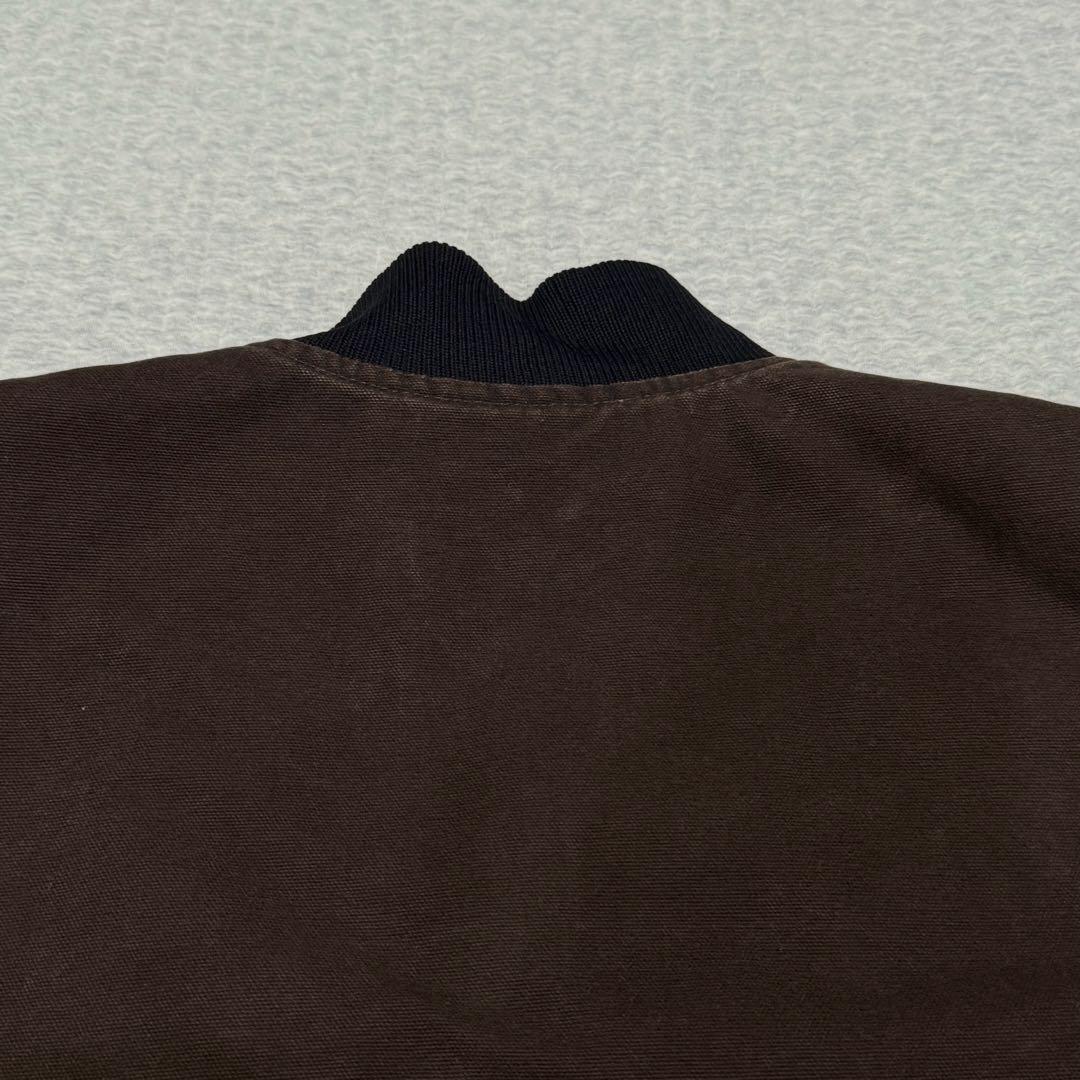 希少 Carhartt カーハート　ダックベスト　ダークブラウン L