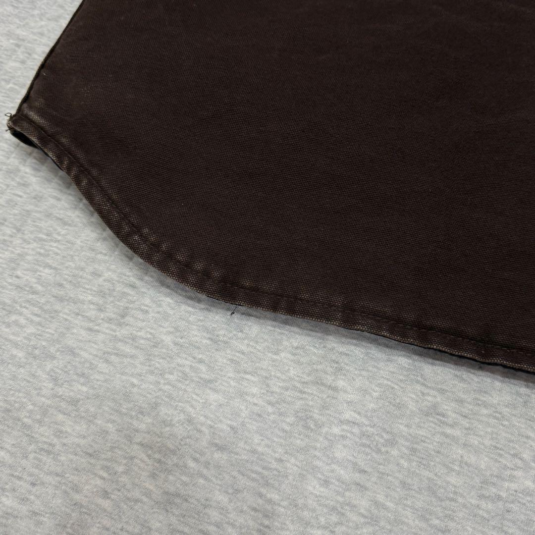 希少 Carhartt カーハート　ダックベスト　ダークブラウン L