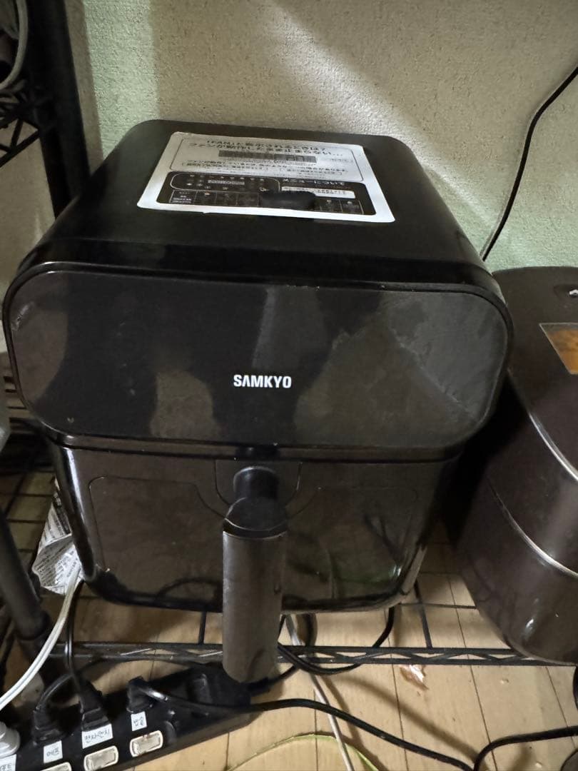 【美品・動作確認済】SAMKYO ノンフライヤー 6.2L 大容量