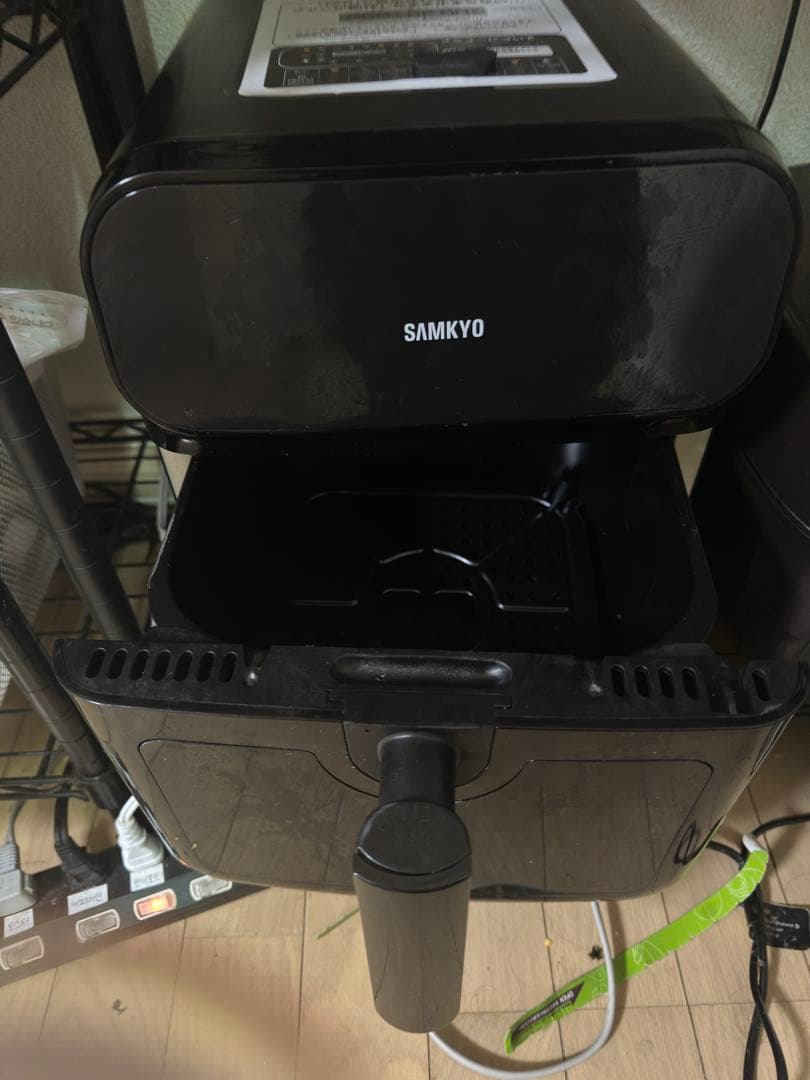 【美品・動作確認済】SAMKYO ノンフライヤー 6.2L 大容量
