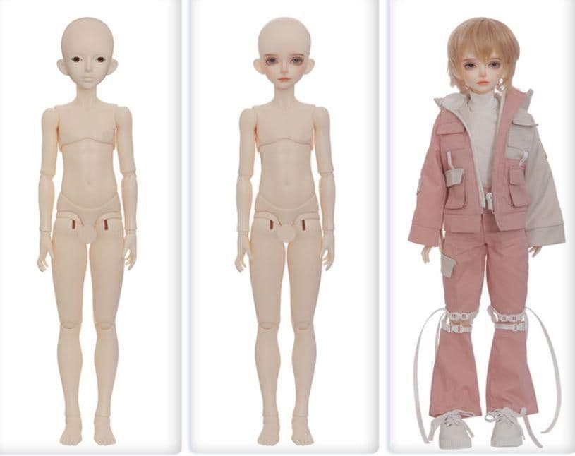 WM05 bjd 1/4 ドール本体 Senerwe 球体関節人形 ハンドメイド