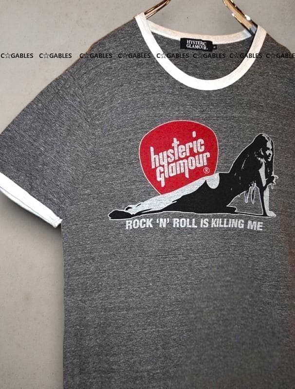★激レア★希少★　HYSTERIC GLAMOUR　ヒスガール　リンガーTシャツ
