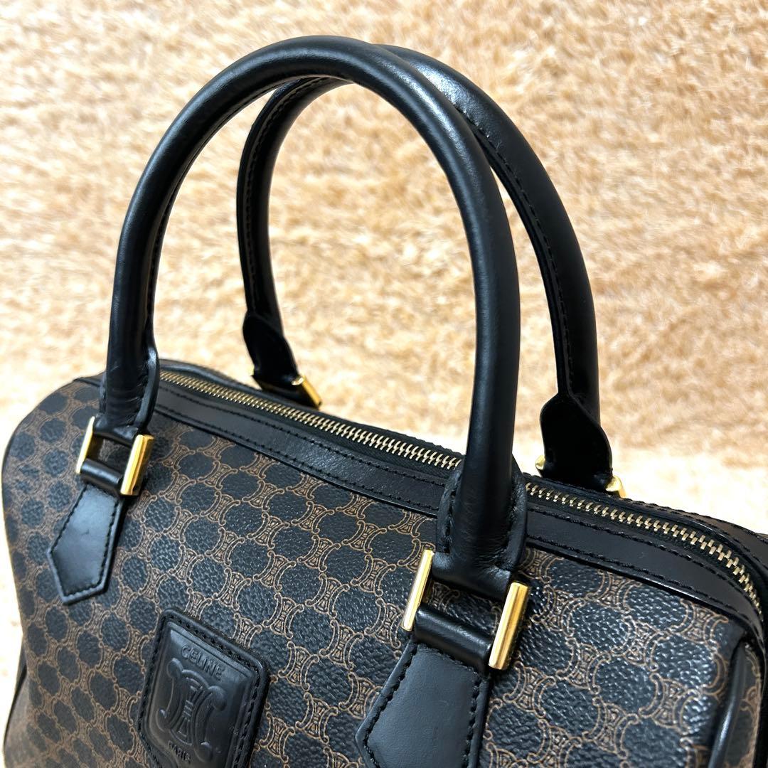 美品✨ セリーヌ マカダム トリオンフ ミニボストンバッグ