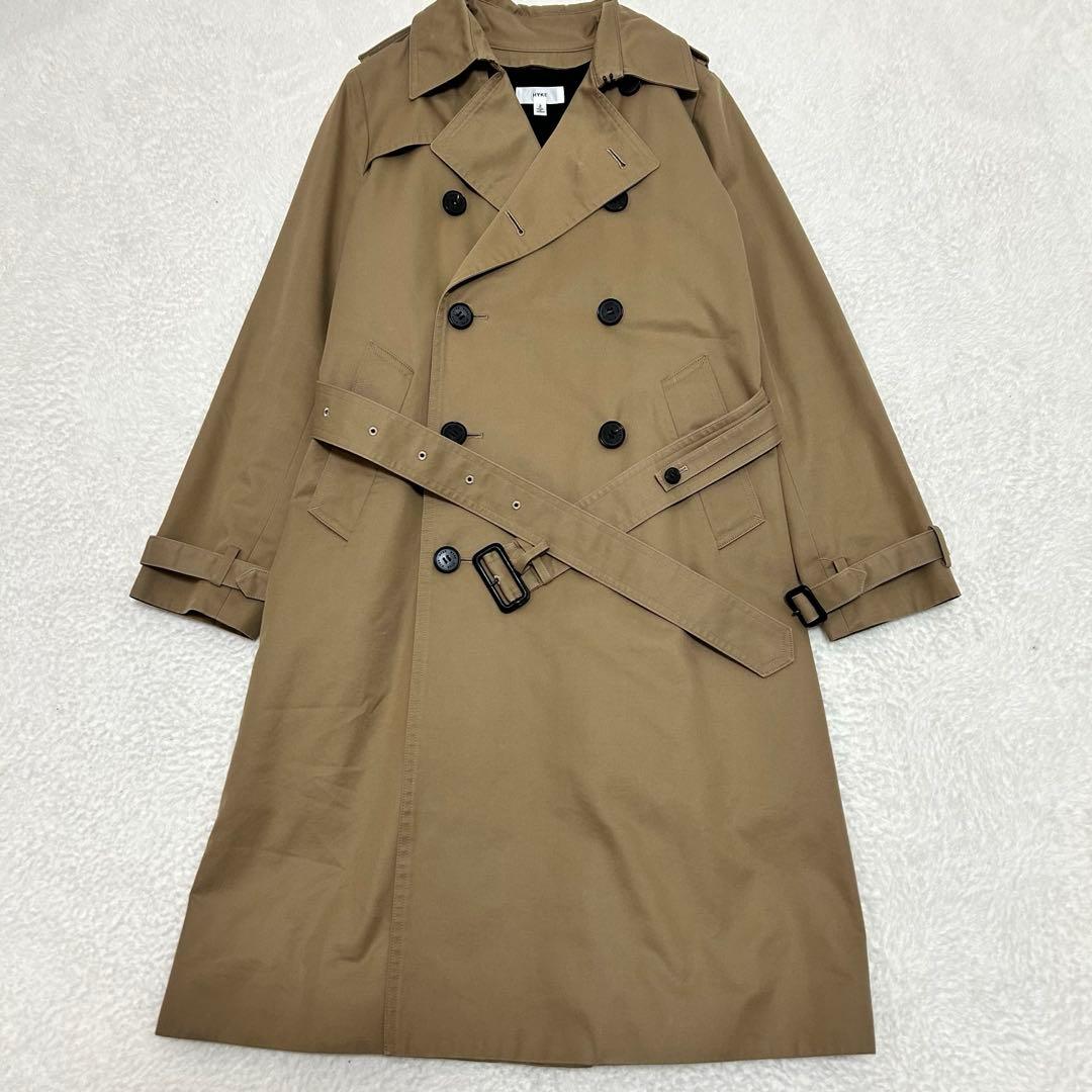 【美品】ハイク　トレンチコート　ウールライナー付き　ベージュ　サイズ2