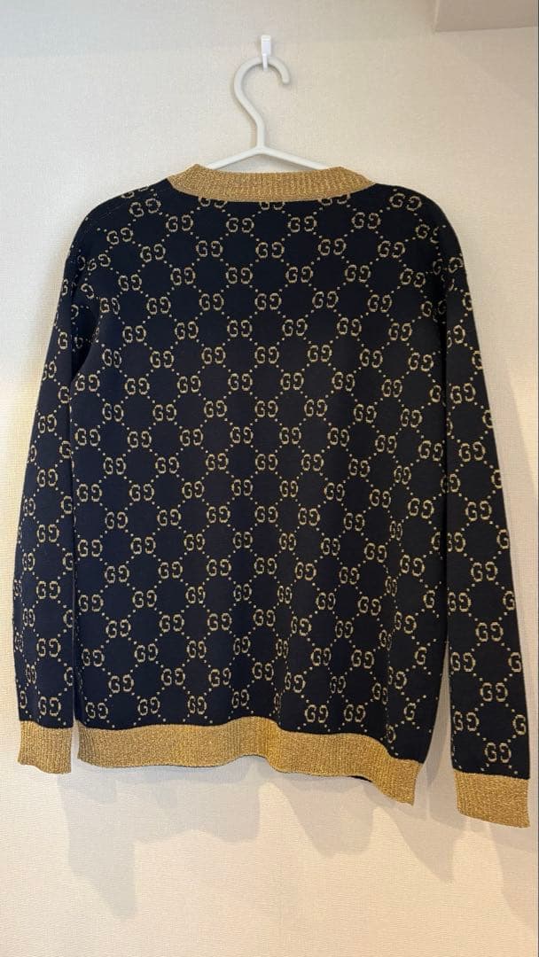 GUCCI GGロゴニットカーディガン XSサイズ