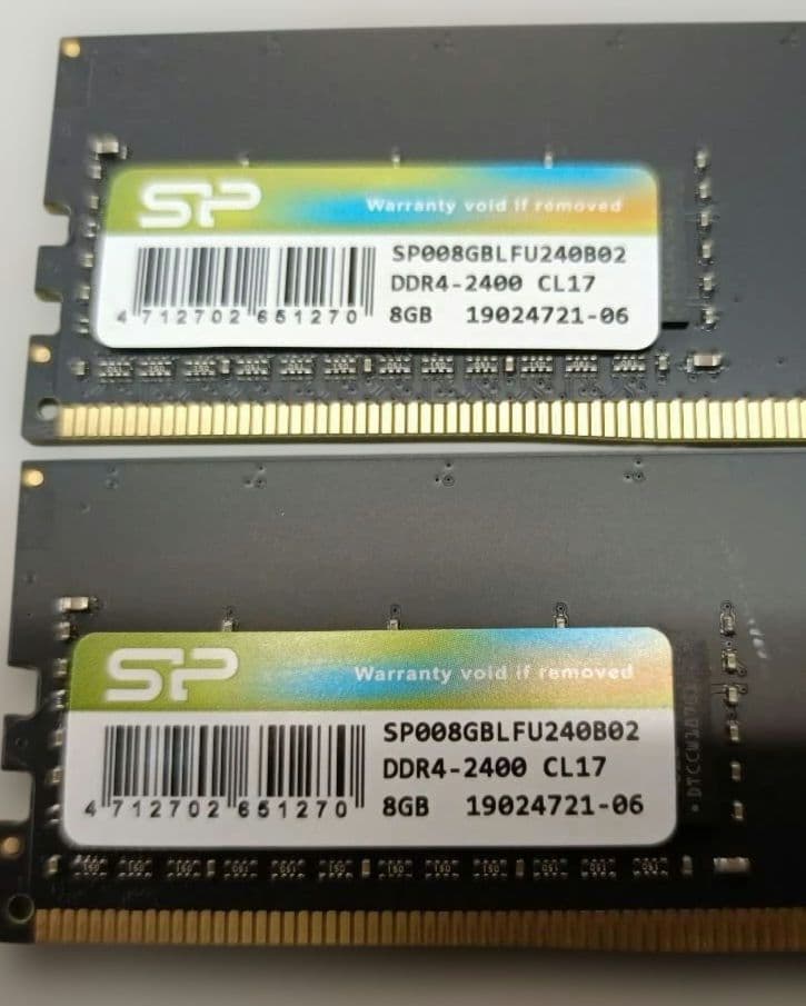 DDR4 2400MHz 8GB メモリ 2本セット 16GB