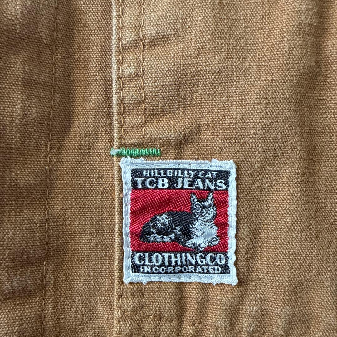 【激レア】TCB jeans カバーオール 金ボタン HILLBILLY CAT