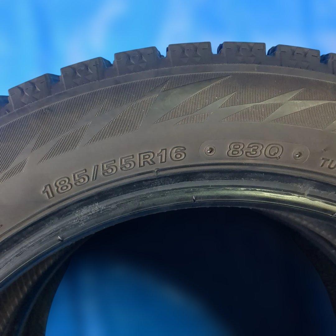 ① 185/55R16 ブリヂストンVRX2 バリ溝 2本 送料込み