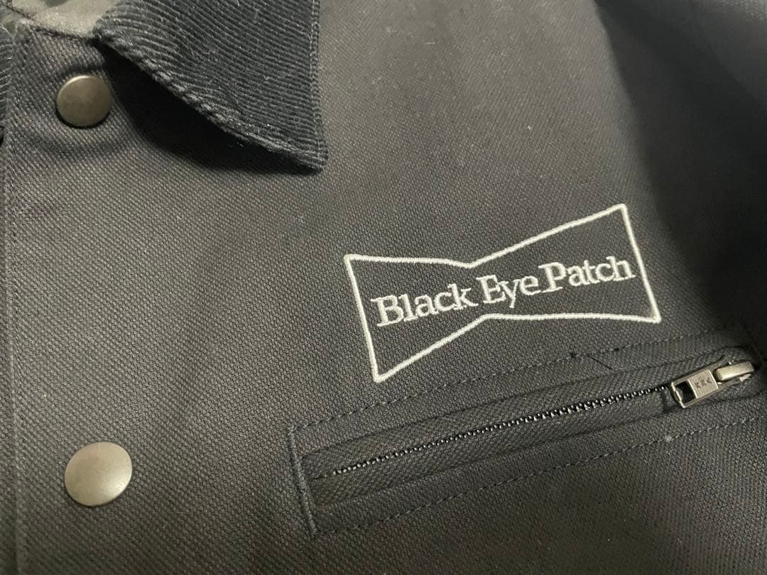 Wasted youth × black eye patch jacket