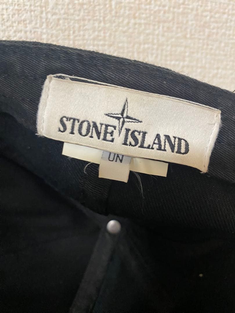 STONE  キャップ ロゴ ブラック