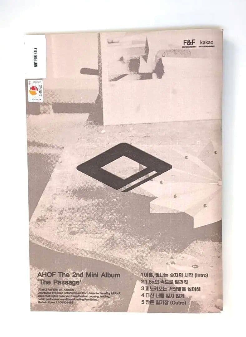 ★非売品◆直筆メンバーサインCD◆AHOF◆The Passage◆国内発送