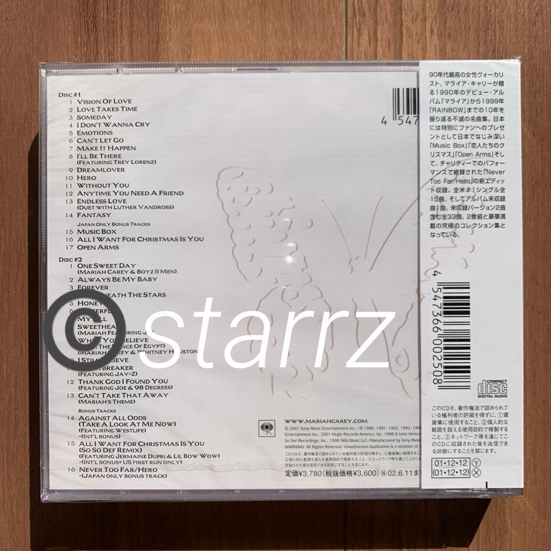 Mariah Carey マライア・キャリー Greatest Hits 2CD