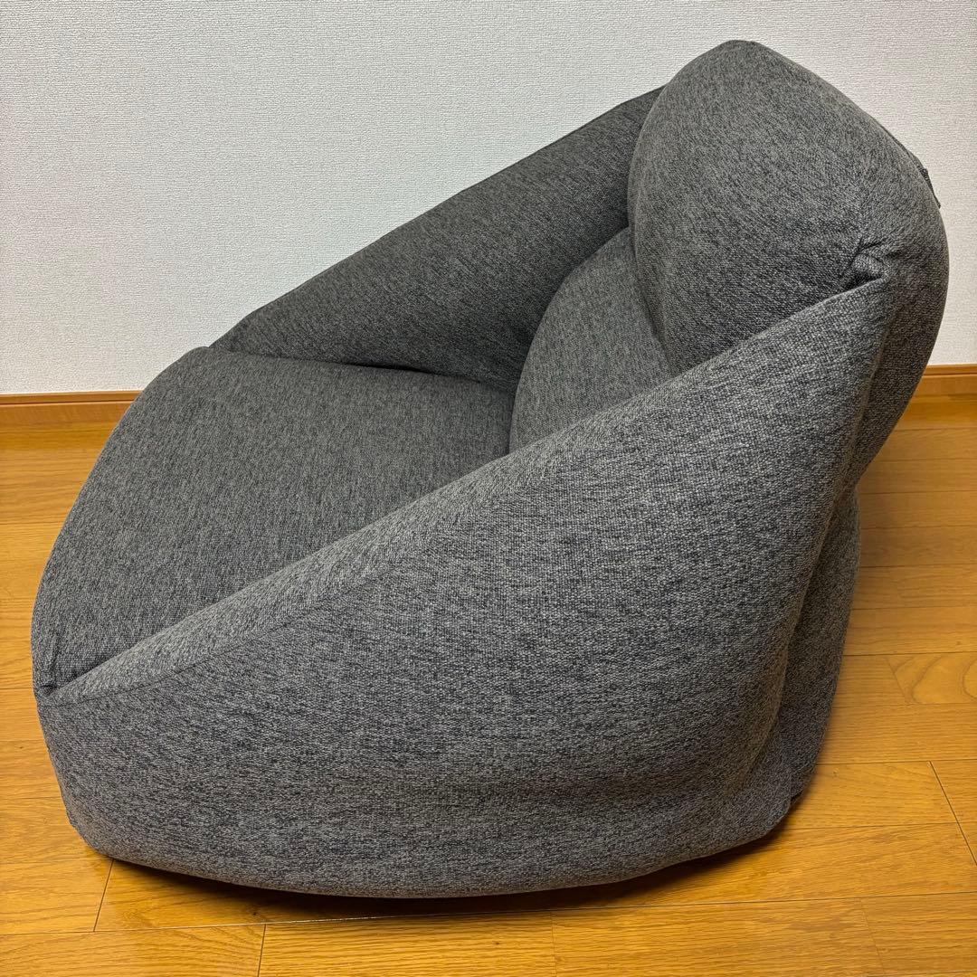 無印良品 空気でできたソファ 1人掛け チャコール グレー