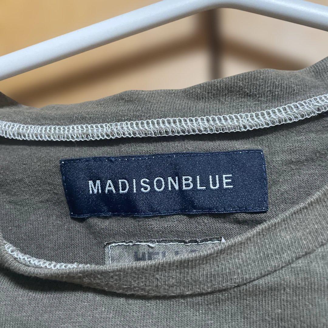 MADISONBLUEマディソンブルー HELLO Tシャツ GRAY 01