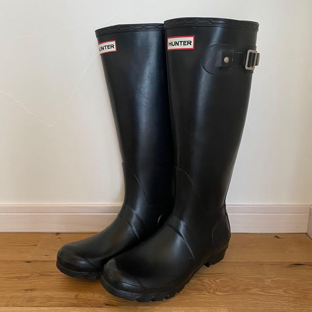 HUNTER ハンターレインブーツ長靴　uk:5 24cm 梅雨☂️