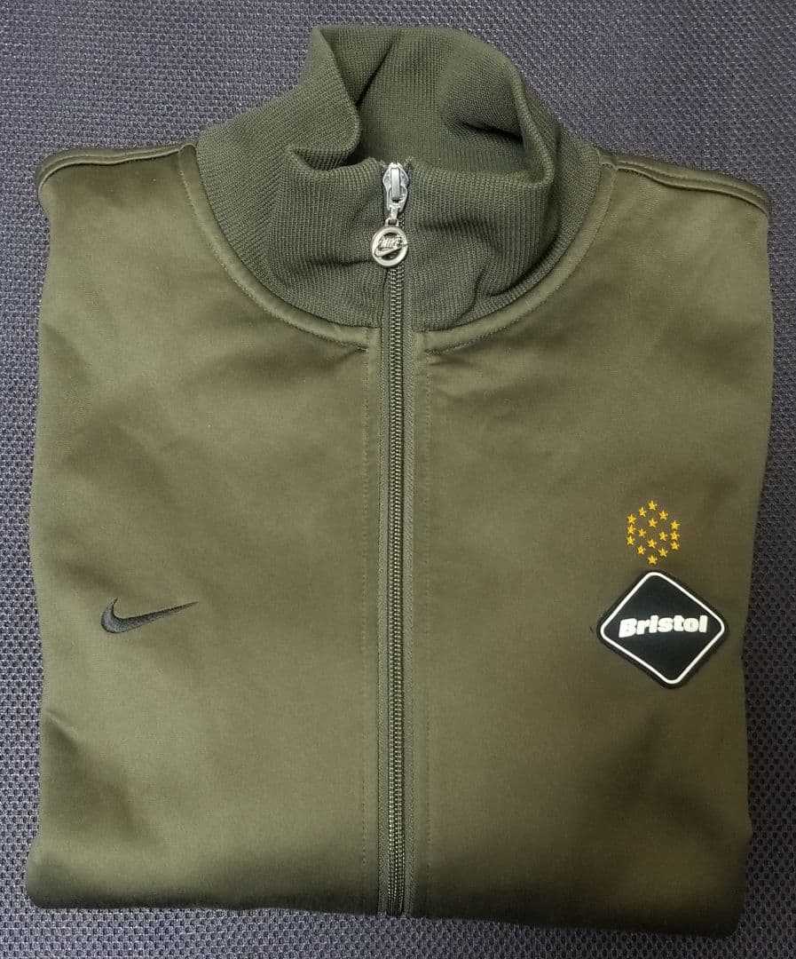 Bristol × Nike 希少 トラックジャケット カーキ×ブラック L