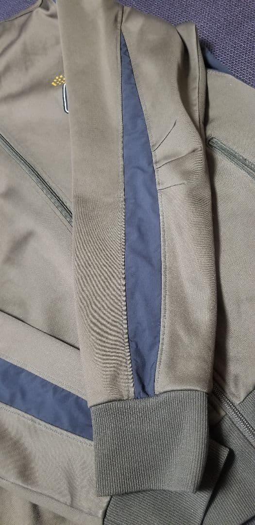 Bristol × Nike 希少 トラックジャケット カーキ×ブラック L
