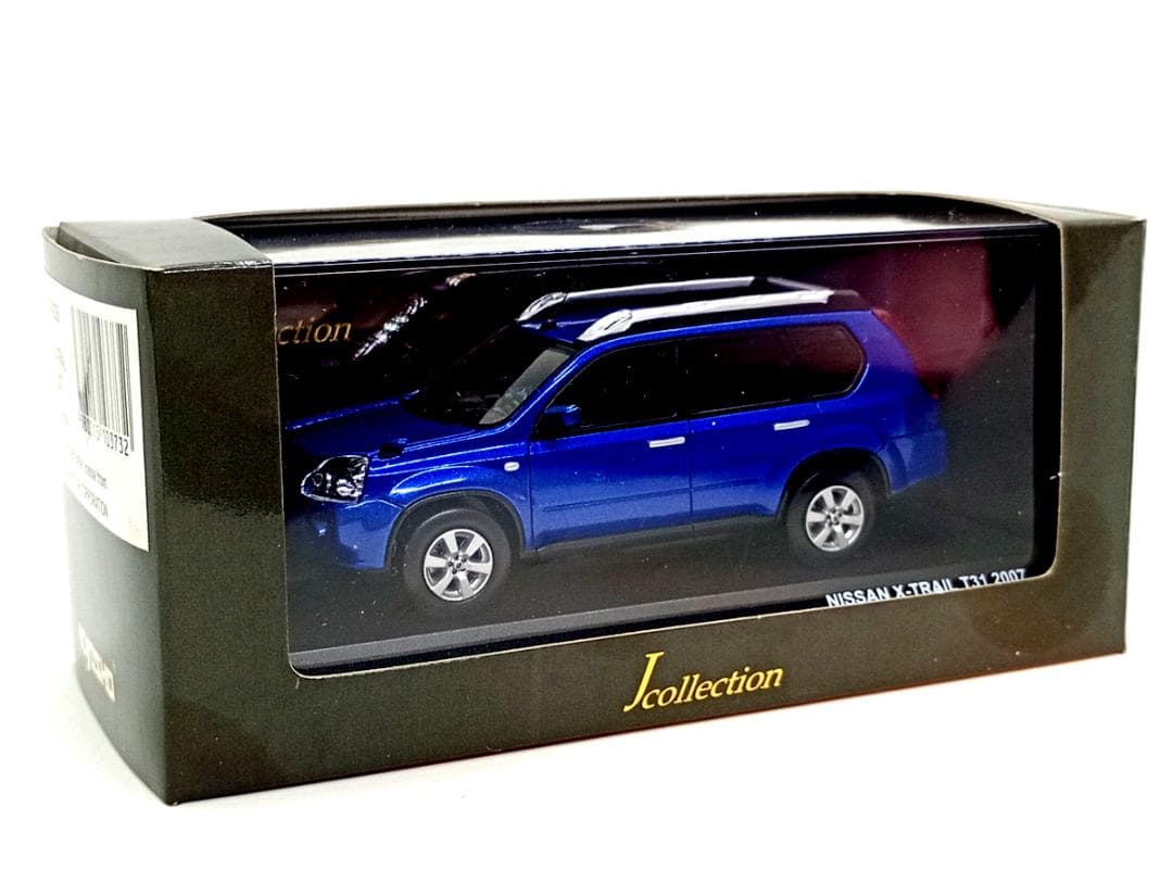 京商 1/43 日産 エクストレイル T31 2007 (サファイアブルー)